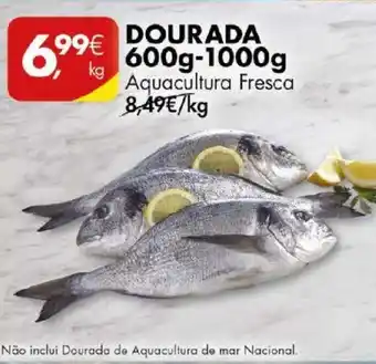 Pingo Doce DOURADA 600g-1000g Aquacultura Fresca kg promoção