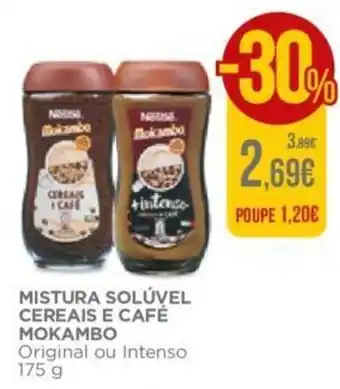 El Corte Inglés Mistura Solúvel Cereais e Café Mokambo 175g promoção