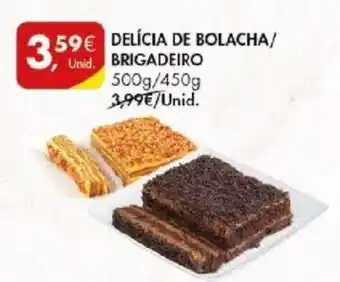 Pingo Doce DELÍCIA DE BOLACHA/ BRIGADEIRO 500g/450g promoção