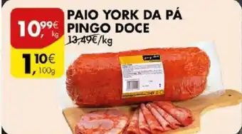 Pingo Doce PAIO YORK DA PÁ PINGO DOCE kg promoção