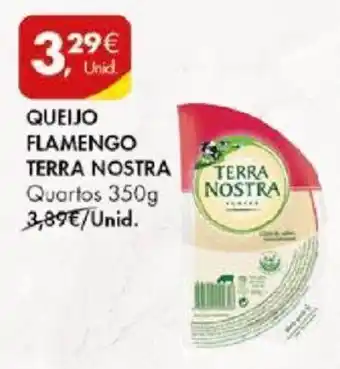 Pingo Doce QUEIJO FLAMENGO TERRA NOSTRA Quartos 350g promoção