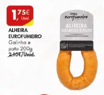 Pingo Doce ALHEIRA EUROFUMEIRO Galinha e pato 200g promoção