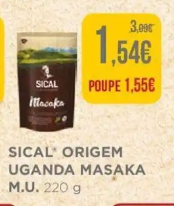 El Corte Inglés Sical Origem Uganda Masaka M.U. 220g promoção