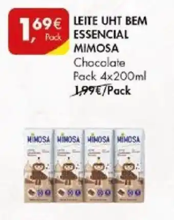 Pingo Doce LEITE UHT BEM ESSENCIAL MIMOSA promoção