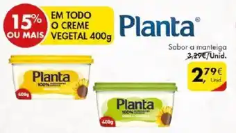 Pingo Doce Planta Sabor a manteiga promoção