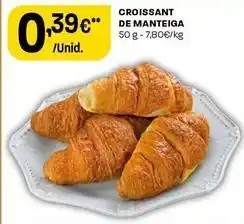 Intermarché Croissant de manteiga promoção