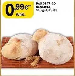 Intermarché Pão de trigo benedita promoção