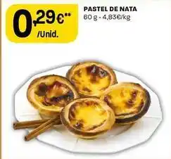 Intermarché Pastel de nata promoção