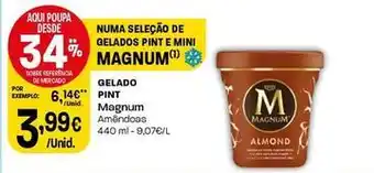 Intermarché Magnum - gelado pint promoção