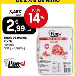 Intermarché Porsi - tiras de bacon promoção