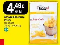 Intermarché Porsi - batata pré-frita promoção