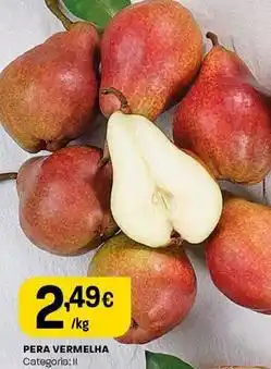 Intermarché Pera vermelha promoção