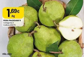 Intermarché Pera packham's promoção