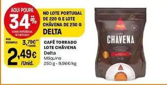 Intermarché Delta - café torrado lote chávena promoção