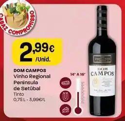 Intermarché Dom campos - vinho regional peninsula de setúbal promoção