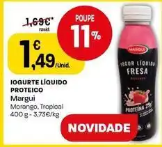 Intermarché Margui - iogurte liquido proteico promoção