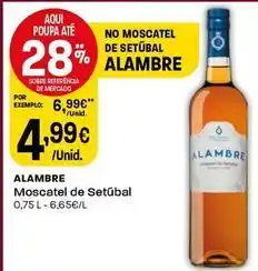 Intermarché Alambre - moscatel de setúbal promoção