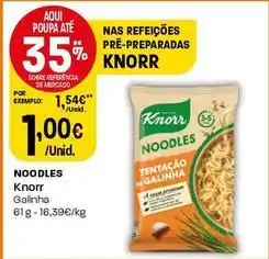 Intermarché Knorr - noodles promoção