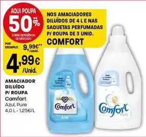 Intermarché Comfort - amaciador diluido p/ roupa promoção