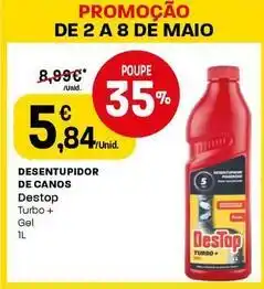 Intermarché Destop - desentupidor de canos promoção