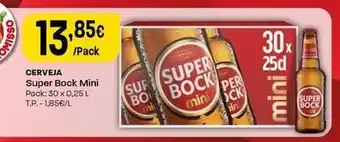 Intermarché Super bock - cerveja mini promoção