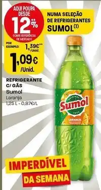 Intermarché Sumol - refrigerante c/gas promoção