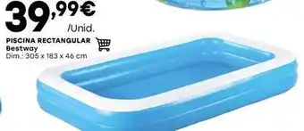 Intermarché Bestway - piscina rectangular promoção