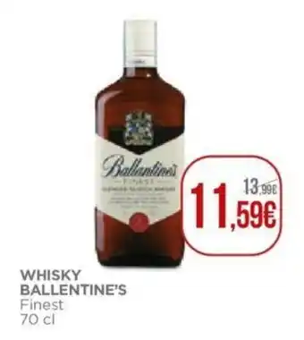 El Corte Inglés Whisky Ballentine's 70cl promoção