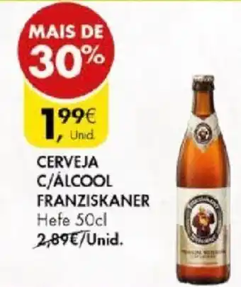 Pingo Doce CERVEJA C/ÁLCOOL FRANZISKANER Hefe 50cl promoção