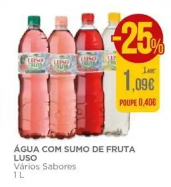 El Corte Inglés Água com Sumo de Fruta Luso 1L promoção
