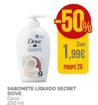 El Corte Inglés Sabonete Líquido Secret Dove 250ml promoção