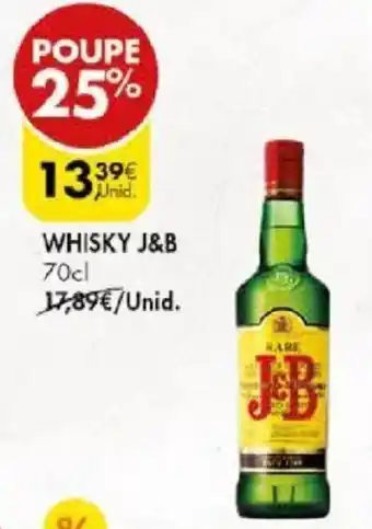 Pingo Doce WHISKY J&B 70cl promoção