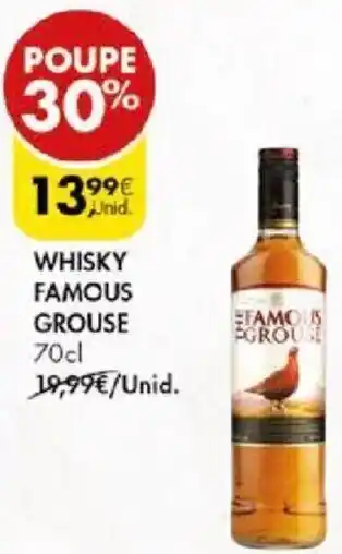 Pingo Doce WHISKY FAMOUS GROUSE 70cl promoção