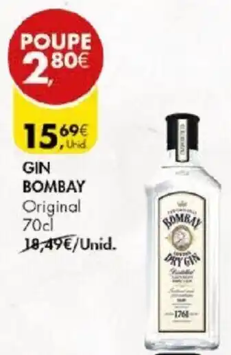 Pingo Doce GIN BOMBAY Original 70cl promoção