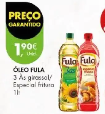 Pingo Doce ÓLEO FULA 3 Às girassol/ Especial fritura 1lt promoção