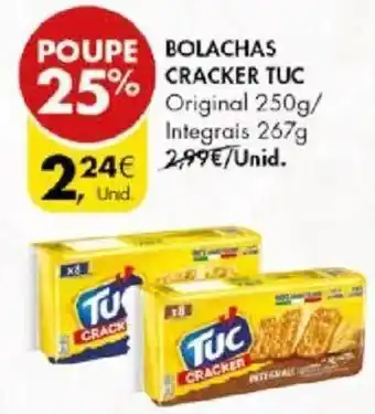 Pingo Doce BOLACHAS CRACKER TUC promoção