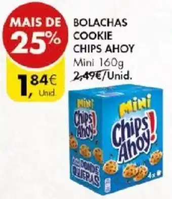 Pingo Doce BOLACHAS COOKIE CHIPS AHOY Mini 160g promoção