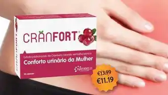 Auchan Cranfort - conforto urinario da mulher promoção