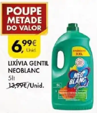 Pingo Doce LIXÍVIA GENTIL NEOBLANC 5lt promoção