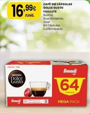 Intermarché Nescafé - café em cápsulas dolce gusto promoção