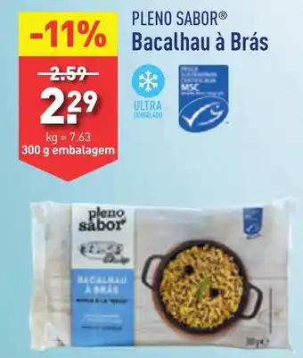 ALDI PLENO SABOR Bacalhau à Brás 300g promoção