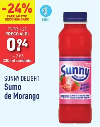 ALDI SUNNY DELIGHT Sumo de Morango 330ml promoção