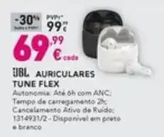 Radio Popular JBL AURICULARES TUNE FLEX promoção