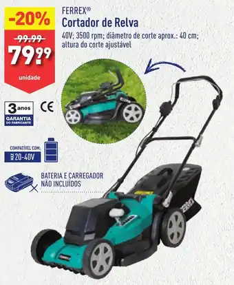 ALDI FERREX Cortador de Relva promoção