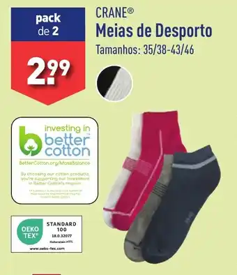 ALDI CRANE Meias de Desporto promoção