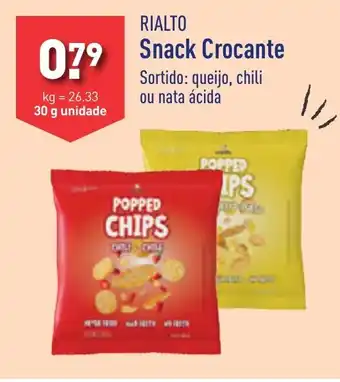 ALDI RIALTO Snack Crocante 30g unidade promoção