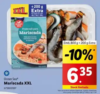 Lidl Ocean Sea Mariscada XXL Emb. 800 g +200 g Extra promoção