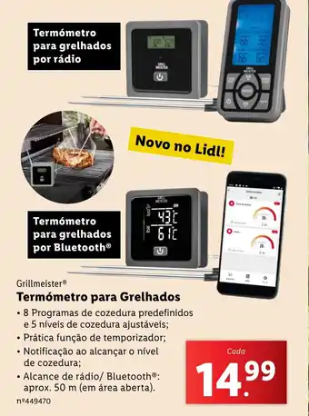 Lidl Grillmeister Termómetro para Grelhados promoção