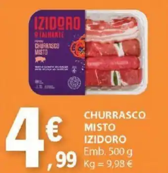 E.Leclerc CHURRASCO MISTO IZIDORO Emb. 500 g promoção