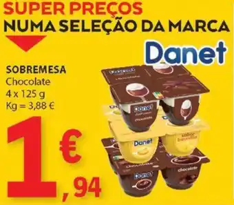 E.Leclerc SOBREMESA Chocolate 4x 125 g promoção